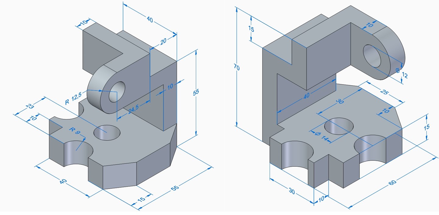 Solid Edge Tutorial : Part Modeling Exercise